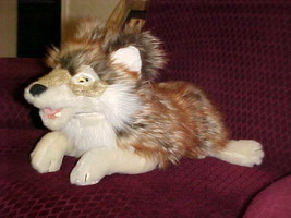 20&quot; Grey Wolf Folkmanis Puppet Plush Stuffed Toy Rare - $74.99