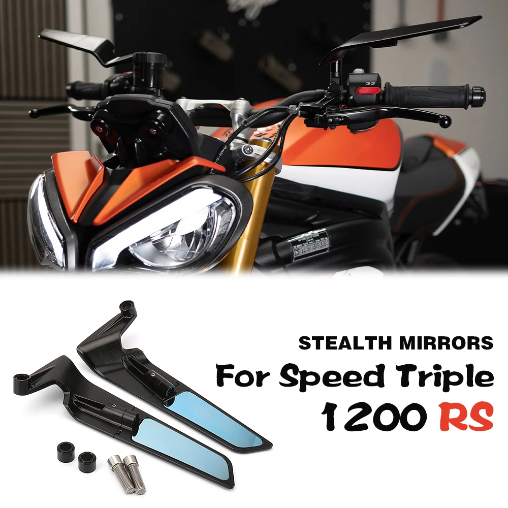 for Speed Triple 1200 RS Accessories Stealth Mirrors 1200RS Adjustable Winglets - £93.61 GBP