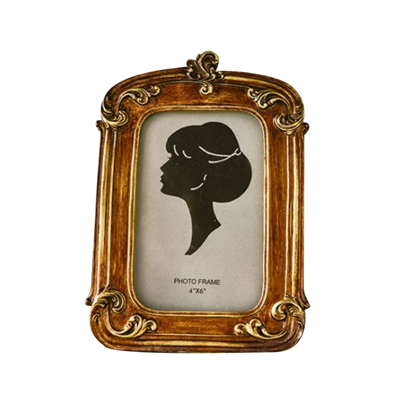 Sporting Aesthetic Vintage Photo Frame Royal Court Style Resin Photo Frame A Woo - £35.97 GBP