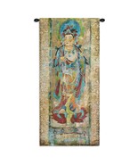 50x24 LOTUS II Goddess Woman Asian Oriental Art Tapestry Wall Hanging - $128.70