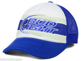 Anheuser Busch Bud Light Beer Top of the World Adjustable Foam Trucker Cap Hat - £14.26 GBP