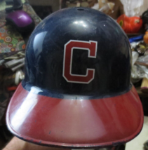 Vtg Cleveland Indians Guardians Sports Products Corp Plastic Batting Helmet - £10.46 GBP