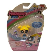 The Powerpuff Girls Bubbles Bulle 2&quot; Action Figure Doll With Octopus New - £16.02 GBP