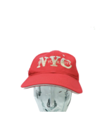 Vintage 90s New York City NYC Spell Out Adjustable Cotton Dad Hat Cap Re... - $22.72