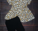 NEW Boutique Minnie Mouse Leopard Tunic Shorts Girls Outfit 2T - $11.99