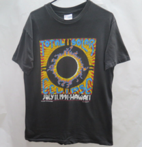 VTG Hawaii Solar Eclipse Hanes USA Made T-Shirt 1991 Large Single Stitch... - £60.71 GBP