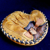 VTG Antique Horsehide Leather JC Higgins Earl Grace Junior Baseball Glove Mitt - £97.41 GBP