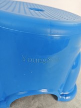 YoungSea Footstool, Blue PP Round Stool, 26cm Height image 5