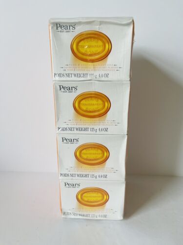 12 X Soap Bars Pears Transparent Pure & Gentle With Plant Oil Soap, 4.4 oz. Each - $48.41