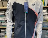 YONEX Men&#39;s Badminton Jacket Sports Long Sleeve Top Grey [US:S/M] NWT 20... - £54.68 GBP