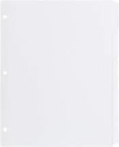 5-Tab Paper Binder Dividers, Pack of 12 sets (60 dividers) - £10.92 GBP