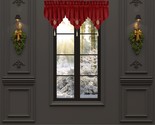 J Queen New York Noelle Crimson Ascot Valance - $660.17 MXN