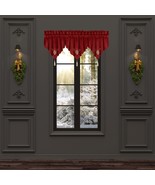 J Queen New York Noelle Crimson Ascot Valance - $659.68 MXN