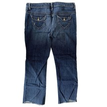 Old Navy Girls Size 16 Plus Jeans Embellished pocket raw hem Flap Back P... - $244.80 MXN