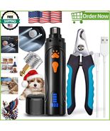 Electric Dog Nail Trimmer Kit - Super Quiet &amp; Long-Lasting Rechargeable ... - $55.93 CAD