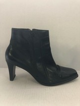 I Luv Leather Women&#39;s Black Leather Ankle Boots Size 9.5 - $23.51
