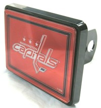 NHL Washington Capitals Laser Cut Trailer Hitch Cap Cover by WinCraft - £22.34 GBP