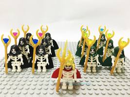 13Pcs/set Movie MiniFigures Death mage+King Lord Of The Rings Bricks MOC Toys - £21.21 GBP