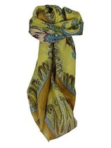 Mulberry Silk Classic Square Scarf Querim Gold by Pashmina &amp; Silk - £21.02 GBP