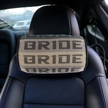 Brand New 1PCS JDM Bride Gradation Neck Headrest pillow Fabric Racing Seat Mater - £15.80 GBP
