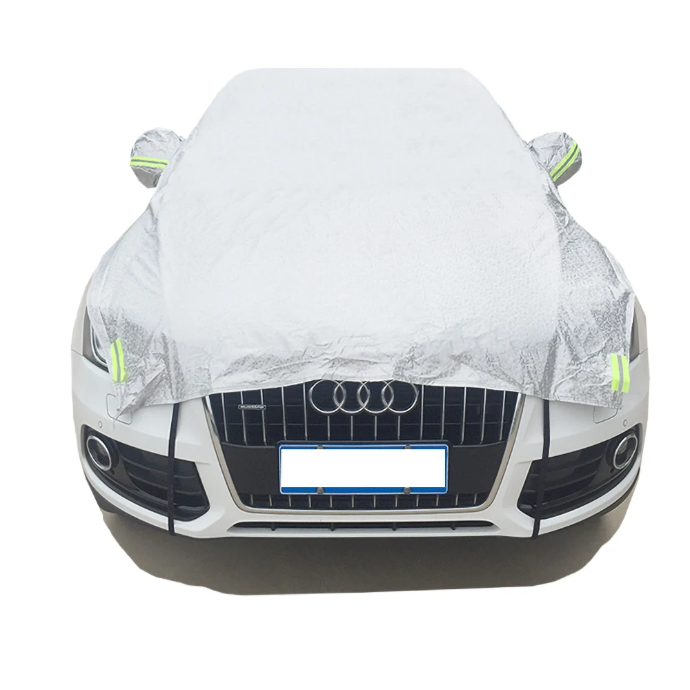 Universal Car Half Cover Car Body Covers Outdoor Indoor for All Season - £36.25 GBP