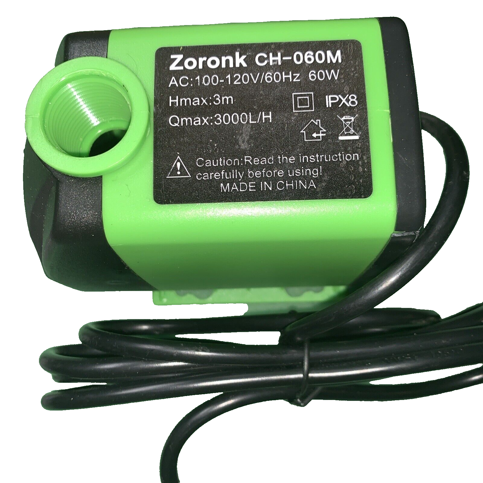 Submersible Pond Pump 24W 3000L/H HY-4501 - $9.78