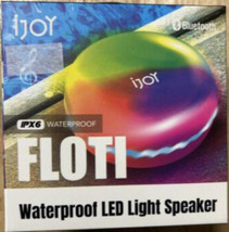 IJOY FLOTI Waterproof IPX6 LED Light Up Speaker, Bluetooth - $17.99