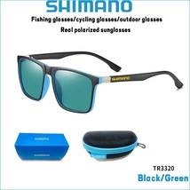 Shimano Design NEW gles Men Polarized UV400 Square Goggles Male  Gles Women Fema - £88.23 GBP