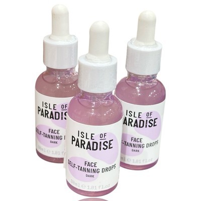 Isle of Paradise - Self-Tanning Drops - DARK - 1.01 fl oz - NEW - £47.01 GBP