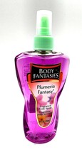 1 Body Fantasies Plumeria Fantasy Body Spray Mist Perfume Big 8 Oz Bottle Purple - $19.97