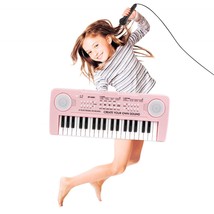 37 Keys Piano for Kids Piano Keyboard with Microphone Portable Music Keyboard El - £41.55 GBP