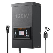 VEVOR 120W Low Voltage Landscape Transformer with Timer and Photocell Se... - £102.73 GBP