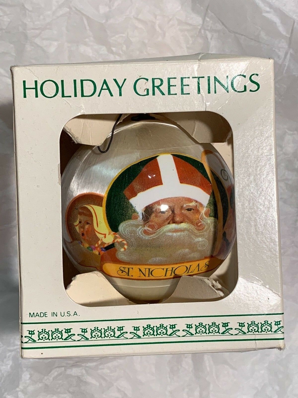 Primary image for Holiday Greetings Christmas Ornament