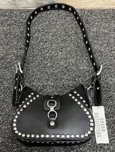 Urban Outfitters Vegan Leather Black Studded Mini Purse Bag - £18.95 GBP