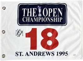 John Daly Autograph Signed St. Andrews Golf Flag 1995 Open Jsa Witness Certified - £236.68 GBP