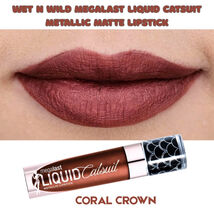 ( 2 ) wet n wild Megalast Liquid Catsuit Metallic Matte Lipstick Coral C... - $29.69