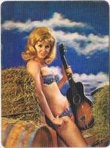 Postcard 3D Lenticular Risque Country Hoedown Scantily Clad Model - £15.81 GBP