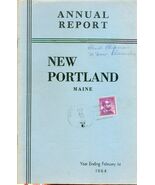 1964 ANNUAL REPORT of the Town of New Portland, Maine - $20.79 CAD