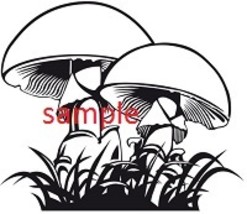 MUSHROOMS CROSS STITCH CHART - $10.00