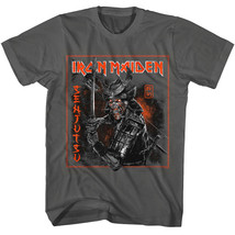 Iron Maiden Senjutsu Eddie Samurai Men&#39;s T Shirt Japanese Album Heavy Metal Rock - £22.78 GBP+