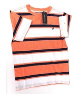 1 Count Nautica Boy&#39;s T Shirt Large Size 6 821 Orange 100% Cotton - £15.31 GBP