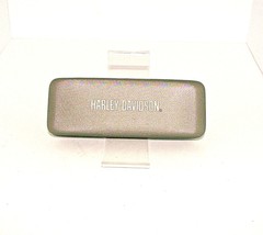 Harley Davidson Glasses Case Silver &amp; Black Hinged Hard Shell Sun Eye Glass Case - £11.37 GBP