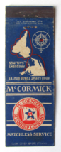 McCormick Steamship Company Trade Routes  20 Strike Matchbook Cover Matchcover - £1.54 GBP