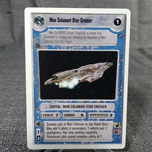 Mon Calamari Star Cruiser ~ Death Star 2 ~ Star Wars CCG Customizeable Card Game - £9.54 GBP