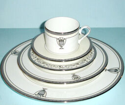 Lenox Westchester Legacy 5 PC. Place Setting Platinum Trim 1st Quality U... - $64.25