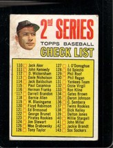 1967 Topps #103A Checklist 110-196 Good Yankees Err Hof *X99069 - $8.09