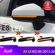2x For Audi A3 S3 8V RS3 2014 2015 2016 2017 2019 2020 Dynamic Turn Sign... - $37.99