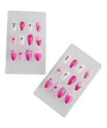 Classic Barbie Press on Nails Halloween Cute Pink Movie Accessory NEW - £11.00 GBP