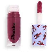 Revolution X Friends Lip Gloss Pout Bomb PHOEBE Lobster Print Cap NEW an... - $155.48 MXN