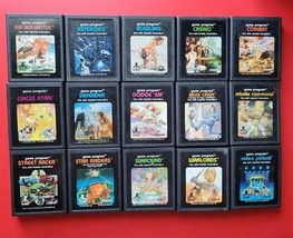 Asteroids Combat Defender Pinball More Atari 2600 7800 Lot 15 Game Program Games - £74.72 GBP